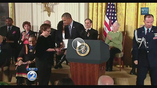 Patsy T. Mink posthumously awarded Presidential Medal of Freedom in 2014